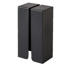 Magnetic <b>Storage</b> Rack For Refrigerator Side Door <b>Spice</b> Organizer No Drill Kitchen Hanging Rack Black And White Rectangle 2 Layer - Product Image 5