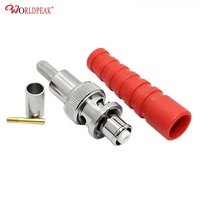 Connecteur coaxial RF haute tension 5000V SHV RP-BNC mâle à sertir 5KV pour amplificateur piézoélectrique câble coaxial RG58 RG142 / SYV50-3