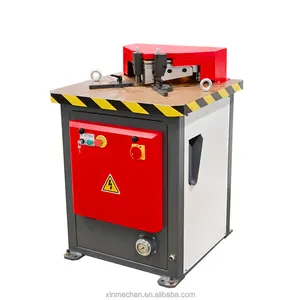 Hydraulic 45 degree double saws metal aluminum profile angle iron cutting machine fixed angle notching cutter machine