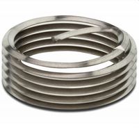 M2-M36 Wire Thread Inserts 1 in 10 Repair Inserts Zinc Plated Stainless Steel Screw M2-M5 M6 for Thread Repair
