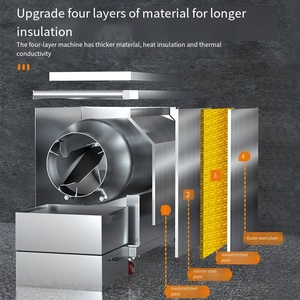 เครื่องผลิตเกาลัดคั่วเมล็ดถั่วและถั่วลิสงทอดน้ำตาลเครื่องผลิตก๊าซอเนกประสงค์เชิงพาณิชย์ - Product Image 6