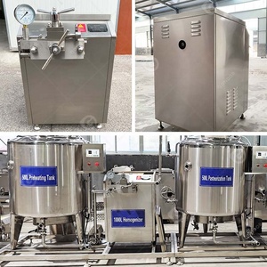 Homogeneizador de Leche, Fruta y Miel, 30l 100l, Máquina de Pistón a Pequeña Escala, Homogeneizador de Alta Presión - Product Image 2