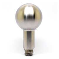 Perno de bola roscado de torneado de acero inoxidable mecanizado CNC personalizado para accesorio de automatización de brazo de Robot juntas mecánicas