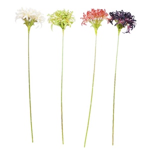 ก้านดอกอะกาแพนธัสปลอมยาว 80 ซม. สำหรับตกแต่ง สัมผัสเหมือนจริง - Product Image 1