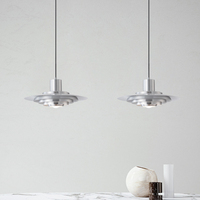 Usine En Gros Fashional Minimaliste Luminaires Suspendus Creative Aluminium Frisbee E27 Lustre Moderne Pendentif Lumières