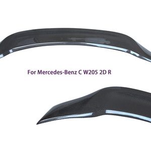 Aileron arrière en fibre de carbone style R pour C-Class W205 C205 Coupé 2 portes 2014-2020 - Product Image 3