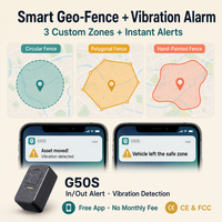 Mini traceur GPS G50S 4G 3000 mAh, étanche, magnétique, pour le suivi en temps réel des véhicules, des biens et des personnes