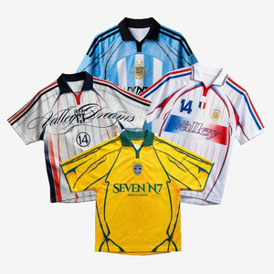 <span class=keywords><strong>Maillot</strong></span> de <span class=keywords><strong>football</strong></span> américain personnalisé OEM pour hommes, style <span class=keywords><strong>vintage</strong></span>, en mesh respirant, uniforme d'équipe par sublimation, vente en gros - Product Image 2