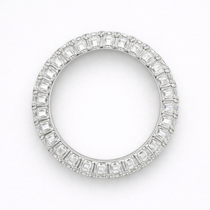 Anillo de platino con diamantes de alta calidad, piedras brillantes y banda de platino duradera para mujer, joyería fina, regalo, ropa nupcial - Product Image 4