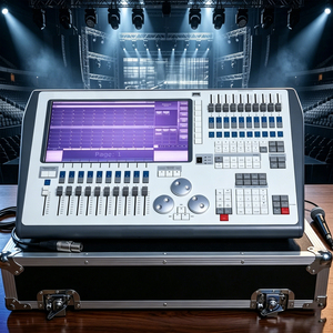 Contrôleur DMX Tiger Touch II pour éclairages de scène, LED RGBW, Flight Case, 4096 canaux, professionnel pour concerts, théâtre, tournées, événements et spectacles - Product Image 1