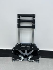 Meilleures ventes Chariot à main pliable portable à 2 roues en fer pour le shopping et le stockage à usage industriel - Product Image 3