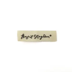 China Wholesale Label Maker Create Your Own Design Polyester Custom Woven Private Garment Labels For Neckties