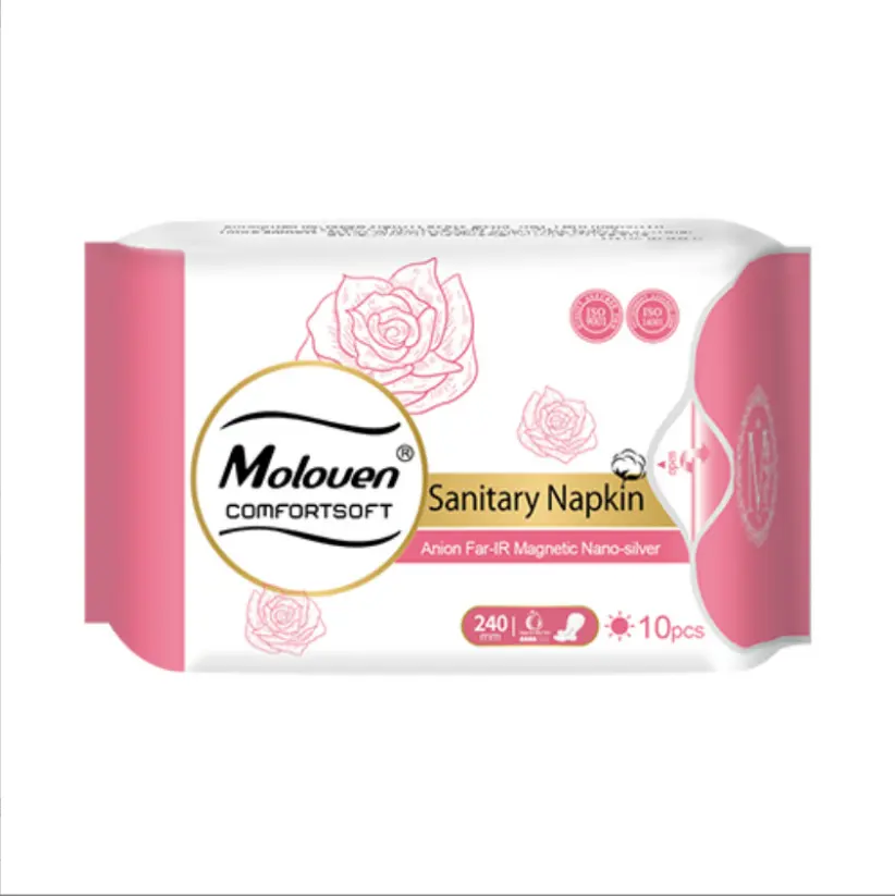 Wholesale second grade stocklots women pads disposable women anion sanitary napkin