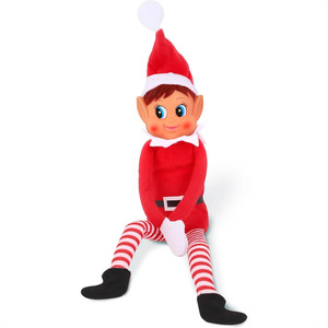 In Stock Christmas Elf Doll Plush Shelf Sitting Elf Toy for <b>Xmas</b> Home Party Decorationchristmas Elf Doll - Product Image 1