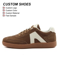 OLICOM Chaussures de sport décontractées de luxe de haute qualité en cuir de vachette pour hommes, style allemand, chaussures de marche, baskets décontractées