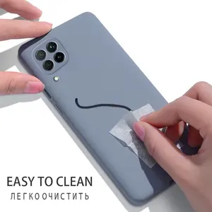 ใหม่เคสโทรศัพท์ซิลิโคนเหลวสำหรับ Samsung <span class=keywords><strong>Galaxy</strong></span> A12 <span class=keywords><strong>A22</strong></span> A42 4G 5G ปกหลังแบบนิ่มของแท้12 42 <span class=keywords><strong>2021</strong></span> 2020 - Product Image 6