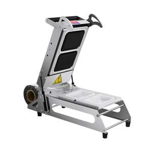 Machine de scellage manuelle Yunqingtech pour barquettes alimentaires carrées en plastique, idéale pour la restauration rapide et les boîtes à lunch - Product Image 6