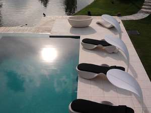 مصنع الجملة الشاطئ فندق كراسي التشمس حديقة بركة استراجات الشمس فيلا ، صالة كرسي - Product Image 2