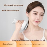 Brosse Méridienne Électrique Chauffage et Vibration Masseur Abdominal Usage Domestique Gua Sha Instrument pour le Massage du Corps et de la Tête