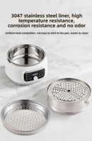 Marmite Électrique Multifonctionnelle OEM en Acier Inoxydable 15L Grande Capacité, Contrôle Tactile, Cuisson Rapide et Vapeur