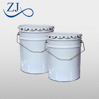 Batteries Conteneur vide en fer-blanc 18L 0.38mm Seau à peinture en métal avec couvercle et poignée à vendre