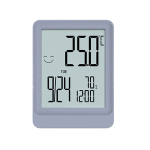 Lớn LCD hiển thị hộ gia đình Nhiệt kế ẩm kế các biện pháp nhiệt độ và độ ẩm với ngày hiển thị các tính năng - Product Image 2