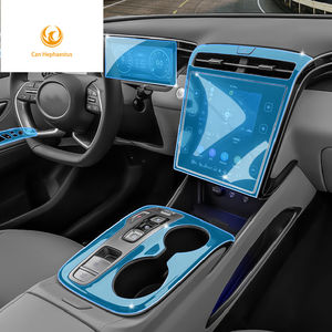 Panel de salpicadero para <span class=keywords><strong>Hyundai</strong></span> <span class=keywords><strong>Tucson</strong></span> NX4 2021 2022, película protectora de TPU antiarañazos para detalles interiores de coche - Product Image 1