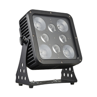 MoFeng 4x50W COB Wash + 4x10W Beam Projecteur PAR étanche IP65 200W RGBW 4-en-1/5-en-1/6-en-1 DMX Éclairage de scène LED extérieur