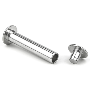 10 ensembles/sac Rivets semi-tubulaires à tête bouton en acier inoxydable 201, M3 M4, embouts de fixation à sertir, Grade 8.8 - Product Image 3