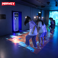 MARWEY Système Avancé de Salle d'Expériences Interactives Intérieures pour Enfants, Machine de Jeu Corporel Interactive à Détection de Mouvement