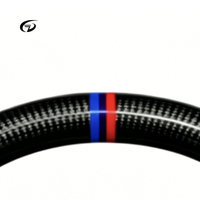 Volant de direction personnalisé en fibre de carbone véritable pour BMW E63 E60 M5 E61 E64 525i 530 630 650 Série 5 Série 6