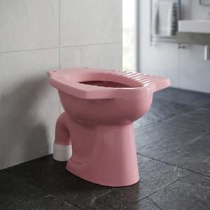 WC en céramique bleu rustique de style anglo-indien avec options de siphon S/P pour salle de bain - Product Image 3