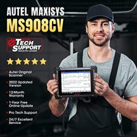 Escáner de Diagnóstico para Camiones Pesados Maxisys MS908CV, Lector de Códigos 12V 24V OBD para Vehículos de Gasolina