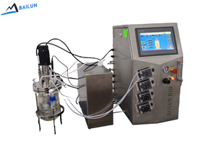 Biorreactor de Vidrio de 3L con Agitación Mecánica de Laboratorio de Alta Calidad Estándar de la UE, Recipiente a Presión con Motor BLBIO-3GJA y Airlock - Product Image 4