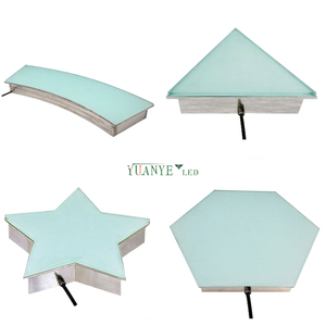 Tùy chỉnh hình dạng bánh rán gạch ánh sáng Dimmable RGBW thép không gỉ trong chiếu sáng mặt đất - Product Image 2