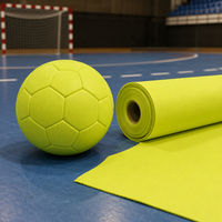Housse de ballon de handball en cuir PU grainé jaune néon, imperméable, personnalisable, antidérapante, écologique, résistante à l'abrasion, OEM