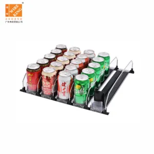 Multi Orbit Roller Shelf Pusher Supermarket drink Pusher Spring Loaded Drink Dispenser Shelf Pusher System