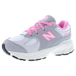 New Balance 2002R Chaussures pour bébés et tout-petits Gris Rose Maille Baskets de course - Product Image 1