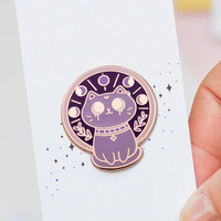 Porte-aiguilles personnalisé pour broderie, support magnétique en émail pour aiguilles de point de croix