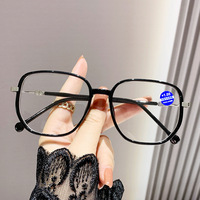 2025 unisexe ultra-léger lunettes de lecture unisexe carré plein cadre bleu lumière bloquant lunettes Vintage rétro presbytie lunettes