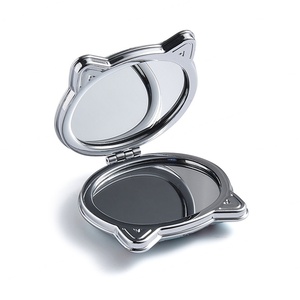 Cosmetic Make up Pocket <b>Mirror</b> Mini Wholesale Small Fold Portable Travel Cat Shape PU Diamond Painting <b>Mirror</b> <b>Compact</b> <b>Mirror</b> - Product Image 3