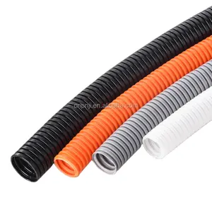 China PJ PA6 AD54.5 Plastic And Nylon liquid tight flexible conduit pipe Corrugated Tube