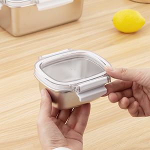 Pour <span class=keywords><strong>Amazon</strong></span> 304 boîte à <span class=keywords><strong>lunch</strong></span> mignonne en acier inoxydable avec chauffage à induction de cuiseur à salade de fruits frais multi-spécifications - Product Image 3