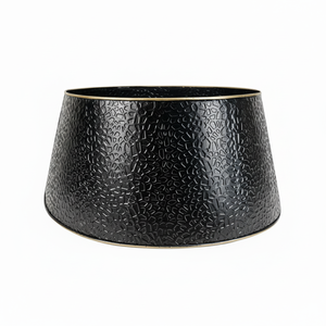 Collier d'arbre noir en métal pour décoration d'arbre de noël, ornement de noël artificiel, décoration de la maison, collier d'arbre - Product Image 1