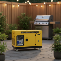 ECG POWER Maßgefertigter Schalldichter Luftgekühlter Stromgenerator 15 KVA 15KVA 12KW 12 KW Leiser Dieselgenerator für Abgelegene Gebiete