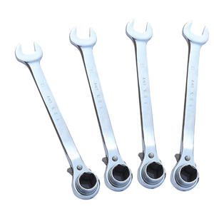 ประแจวงล้อสองด้าน Lanbaolu เหล็ก 45 เกรดอุตสาหกรรม ชุบโครเมียม หัวหกเหลี่ยม เมตริก - Product Image 1