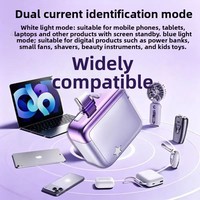 Pengisi Daya Laptop USB Dinding Pintar 140W QC3.0 Port Tipe-C Bahan Tahan Api PC Terlaris Internasional AI