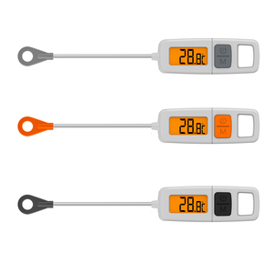 Laranja Backlight Display LCD Digital Food Termômetro instantâneo lido plástico Household Use Temperatura Função - Product Image 2