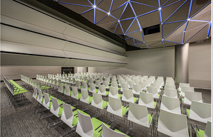 Les panneaux de mur insonorisés verticaux électriques de mur ont automatisé verticalement le diviseur de levage de séparation pour la salle de conférence - Product Image 6