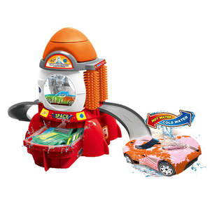 Ensemble de jeu de lavage de voitures et casse-torbades pour enfants, avec 1 <span class=keywords><strong>voiture</strong></span> miniature à <span class=keywords><strong>changement</strong></span> de couleur et 7 panneaux de signalisation - Product Image 1